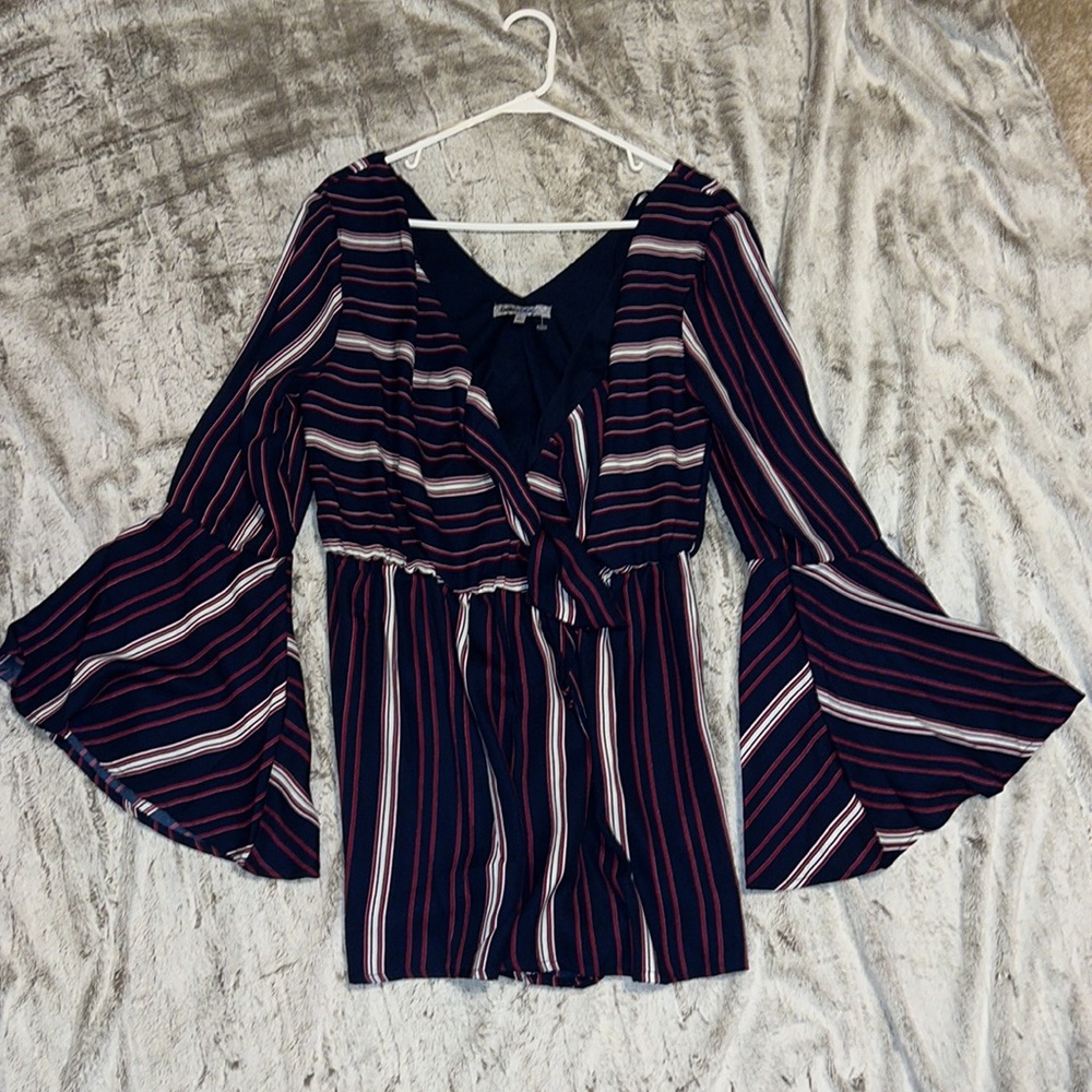 Bailey blue romper